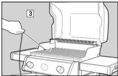 WEBER Spirit E-210 Classic - TO EXTINGUISH BURNER - 3