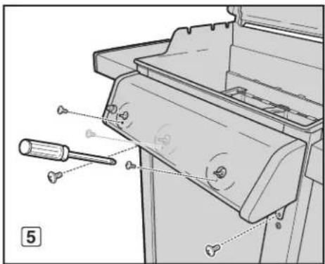 WEBER Spirit E-210 Classic - Remove Manifold - 4
