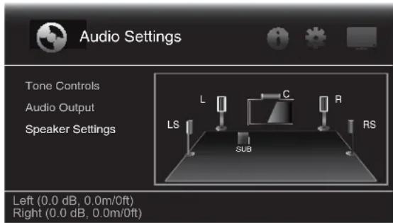 HARMAN KARDON BDS 275 - Adjusting Individual Speaker Volumes - 1