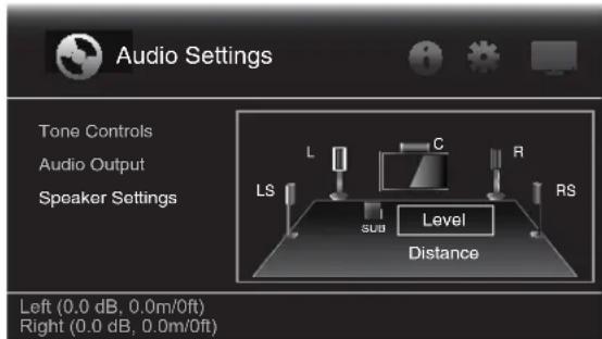 HARMAN KARDON BDS 575 - Adjusting Individual Speaker Volumes - 2