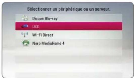 LG Smart BP620 - Lecture du contenu d'un périphérique USB - 2
