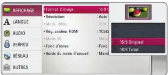 LG Smart BP620 - Réglage des paramètres - 4