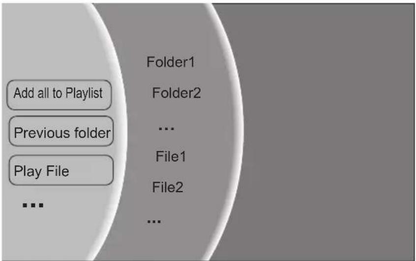 Hiteker HTB-1026 - Browsing Audio files - 2