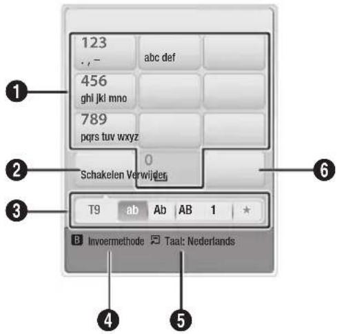 SAMSUNG BD-D6500 Smart 3D - Het toetsenblok gebruiken - 1