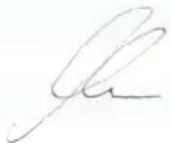 Handwritten signature or scribble on white background