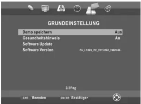 CHANGHONG LED28C2000S - •Demo speichern - 1