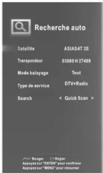 CHANGHONG LED39B2510IS - ■ Recherche auto - 1