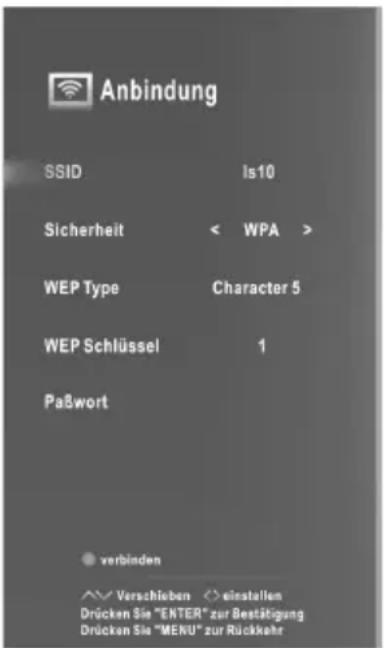 CHANGHONG LED39B2510IS - DrahtlosesNetzwerkEinstellung - 1