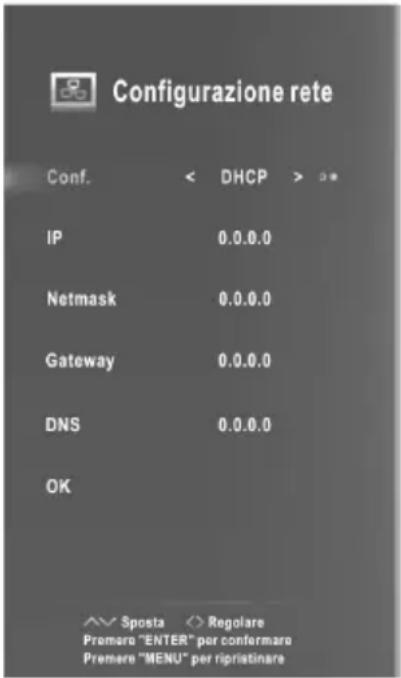 CHANGHONG LED39B2510IS - Funzionamento del menu - 1
