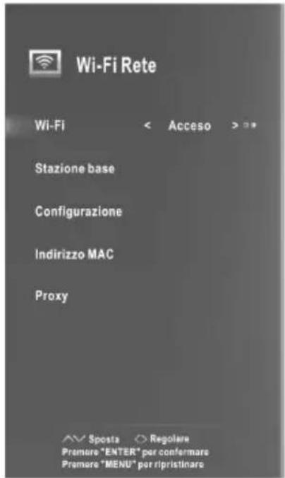 CHANGHONG LED39B2510IS - Configurazione della rete wireless - 1