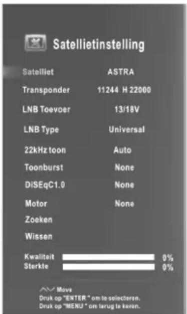 CHANGHONG LED39B2510IS - ■ Satellietinstelling - 2