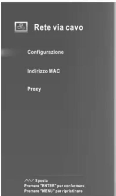 CHANGHONG LED39B2510IS - Impostazione della rete con cavo - 1