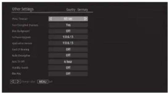 PEAQ PTV421100 - ALTRE IMPOSTAZIONI - 1