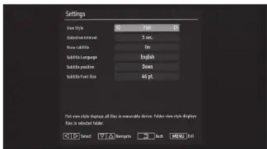 PEAQ PTV421100 - RÉGLAGES - 1