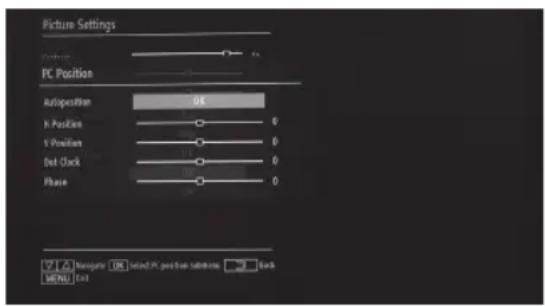 PEAQ PTV421100 - BILD EINSTELLUNGEN - 3