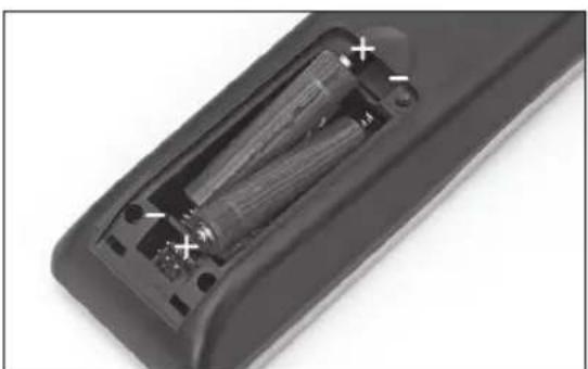 PEAQ PTV321100-B - BATTERIEN EINLEGEN - 1