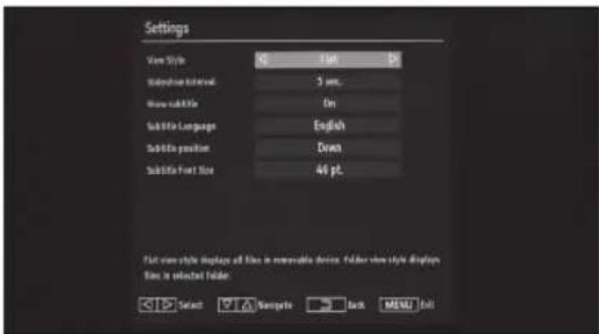 PEAQ PTV321100-B - RÉGLAGES - 1