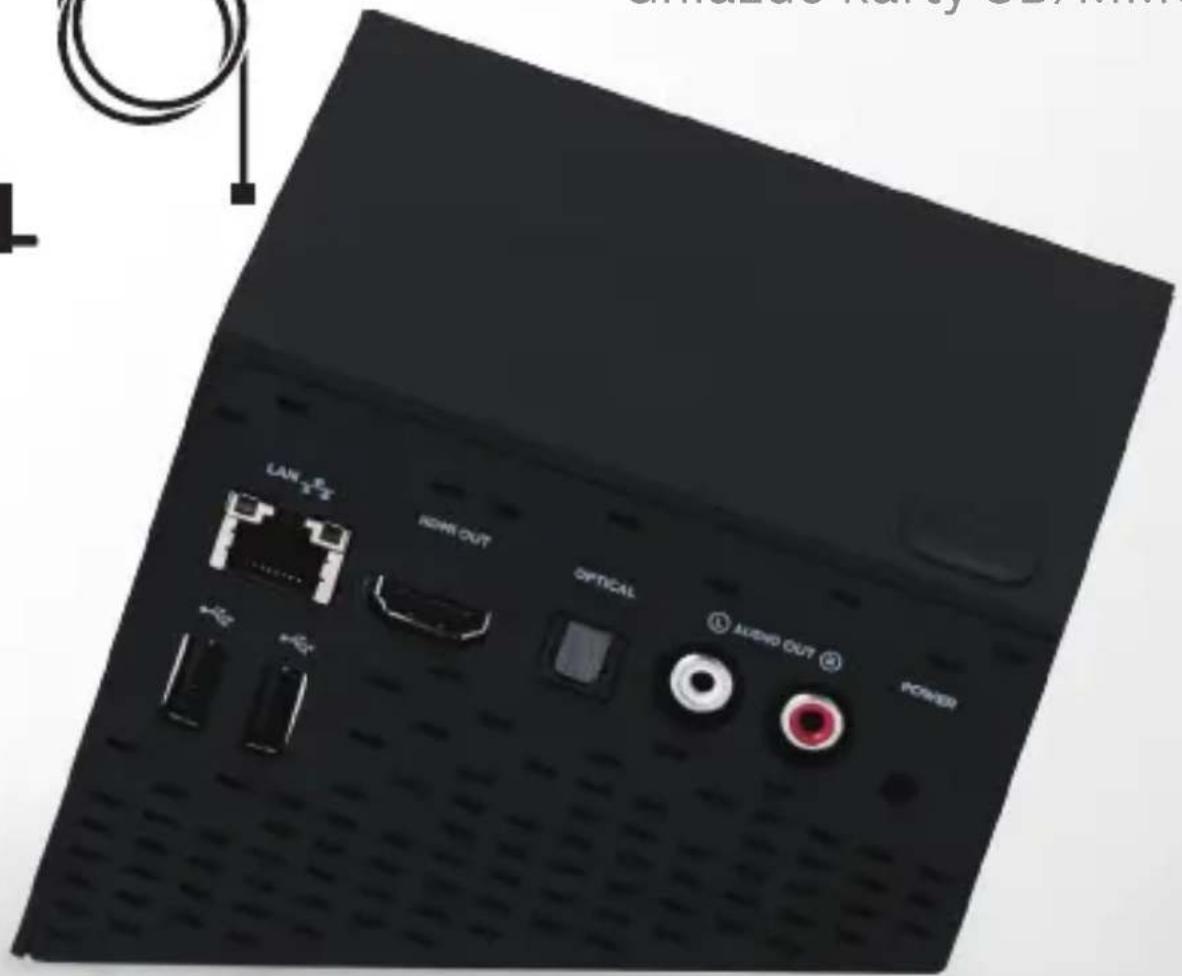 LAN 3.2 USB OUT OPTICAL AUDIO OUT POWER