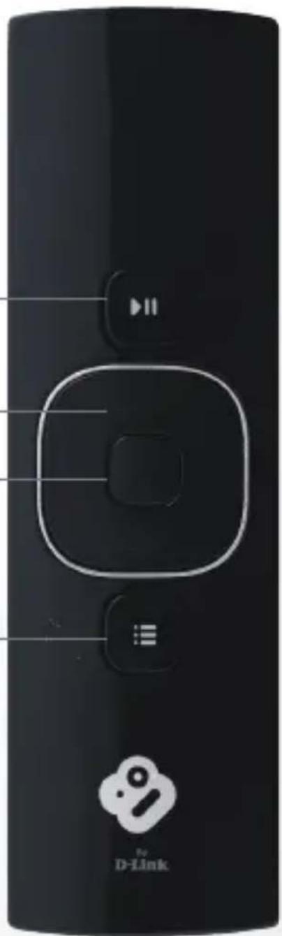 D-LINK DSM-380 Boxee Box - Telecomanda cu două fațete - 1