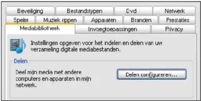 Eminent EM8102 - Windows Media Player 11 in een UPnP server veranderen - 1