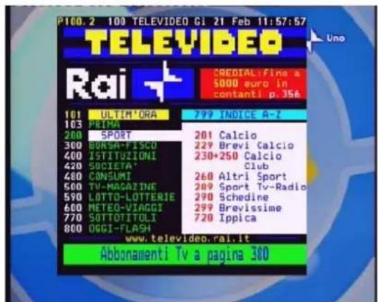 EMTEC Movie Cube S700 - Teletext Menu - 1