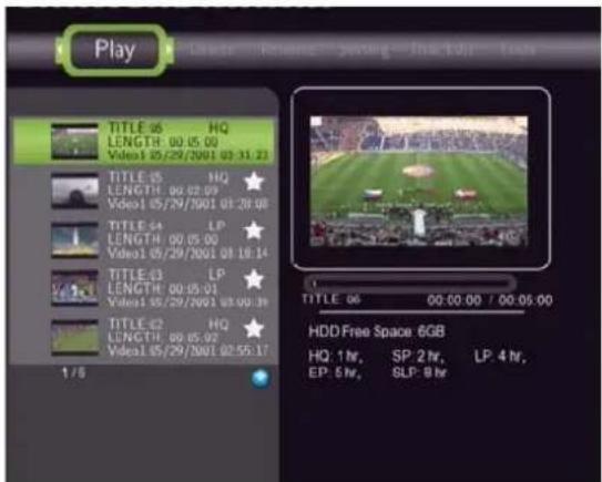 EMTEC Movie Cube S700 - Title List Menu - 1