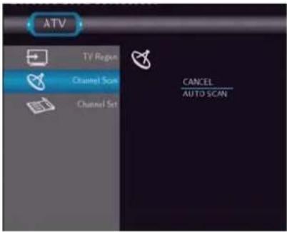 EMTEC Movie Cube S700 - Changing Analog TV settings - 3
