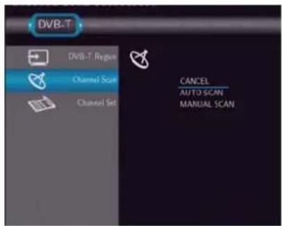 EMTEC Movie Cube S700 - Changing DVB-T TV settings - 3