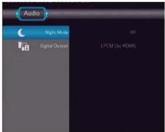 EMTEC Movie Cube S700 - Changing Audio Settings - 1