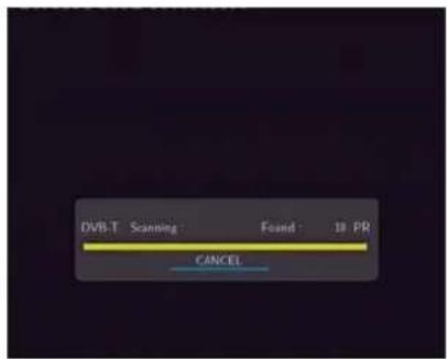 EMTEC Movie Cube S700 - Changing DVB-T TV settings - 4