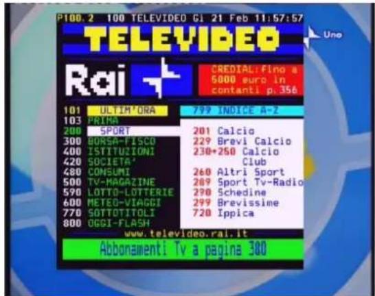 EMTEC Movie Cube V700H - Teletext Menu - 1