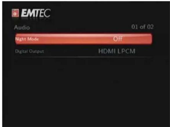 EMTEC Movie Cube V700H - Audio-instellingen wijzigen - 1