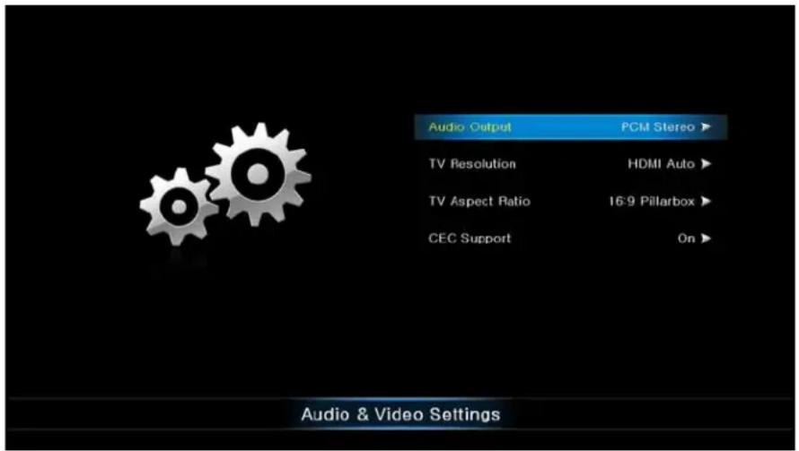NETGEAR NeoTV NTV300 - Audio & Video Settings - 1