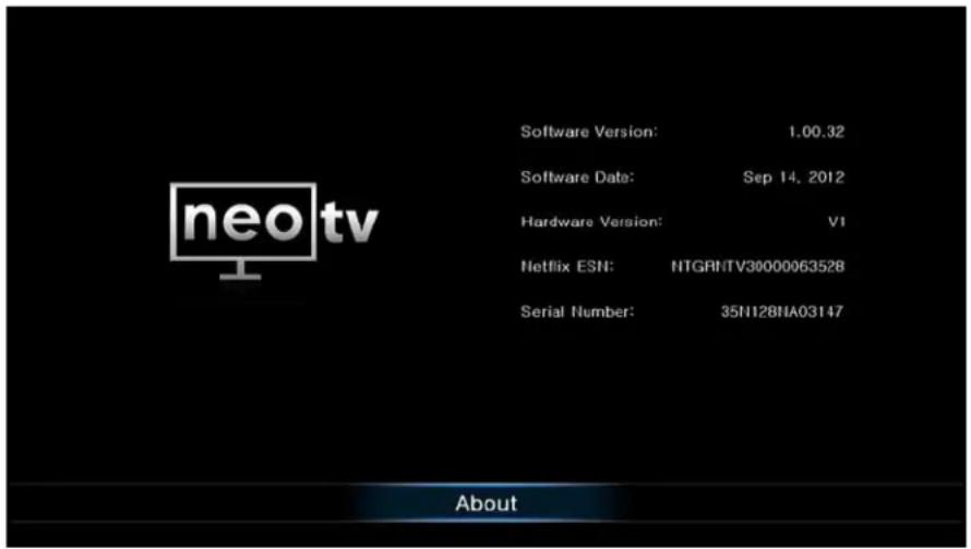 NETGEAR NeoTV NTV300 - About - 1