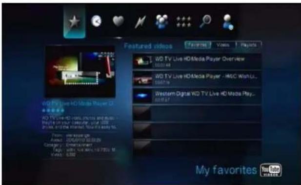 WESTERN DIGITAL TV Live - Account - 2