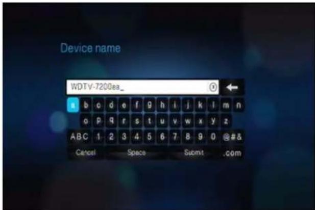 WESTERN DIGITAL TV Live - Device Name - 1
