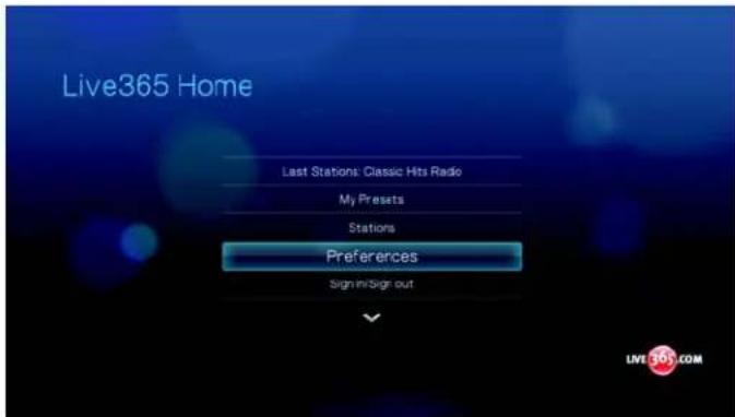 WESTERN DIGITAL TV Live - Live365 Preferences - 4