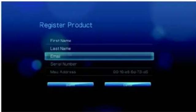 WESTERN DIGITAL TV Live - Registering your WD Product - 5