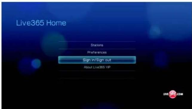 WESTERN DIGITAL TV Live - Signing in to Live365 - 2