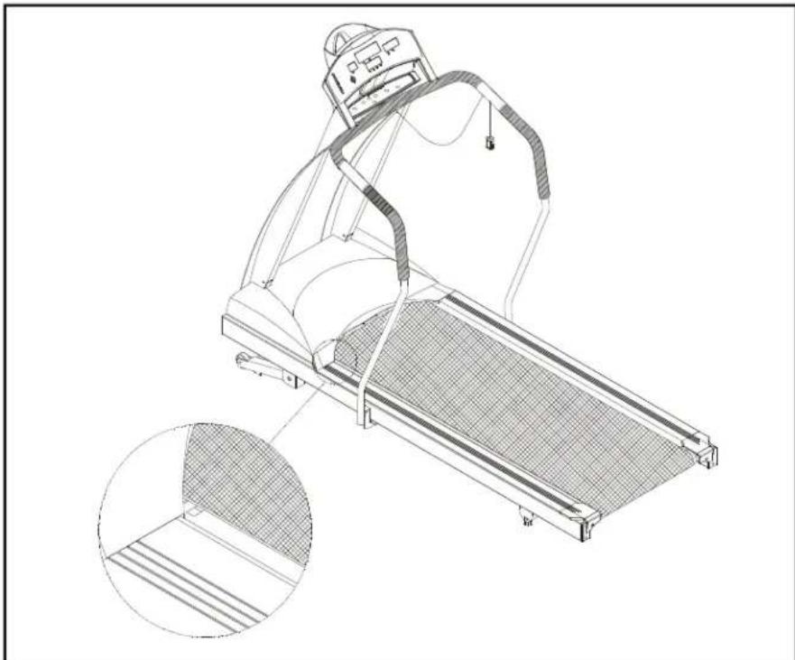 SportsArt 3110 - Adjustingtherunningbelt - 1