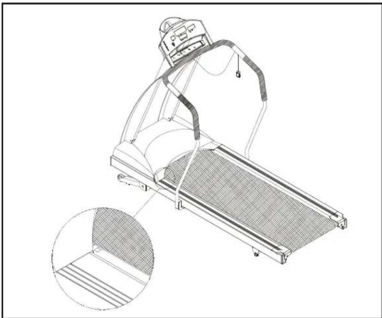 SportsArt 3108 - Adjustingtherunningbelt - 2