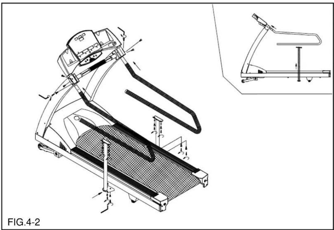 SportsArt 6300 - For medical handrail assembly: (New Type) - 1