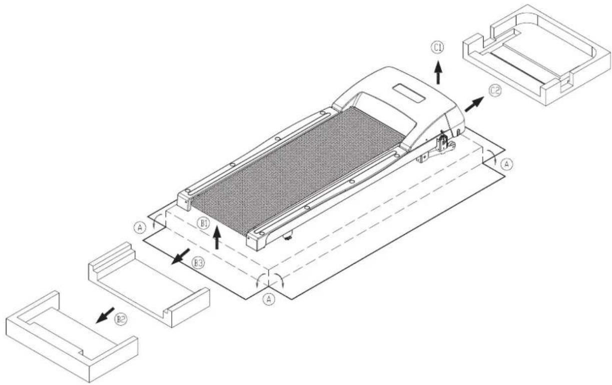 SportsArt T611 - STEP 0 Remove Packaging Material - 1