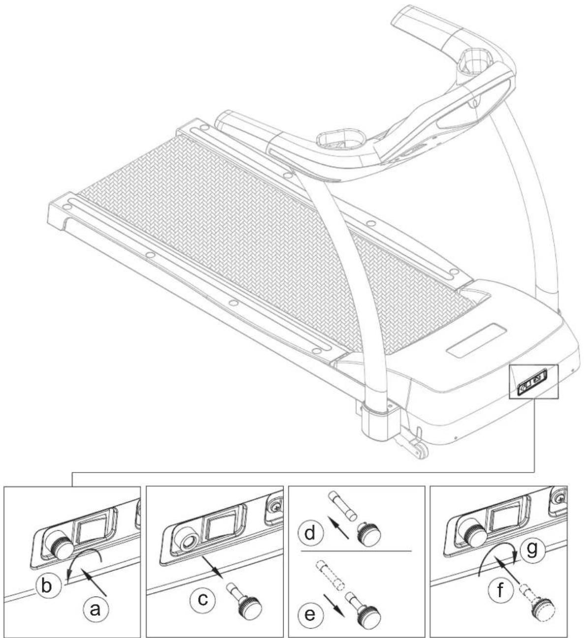 SportsArt T611 - MAINTENANCE Fuse Replacement - 1