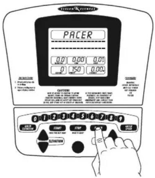 Vision Fitness T1450 - CHOOSING PACER SPEED - 1
