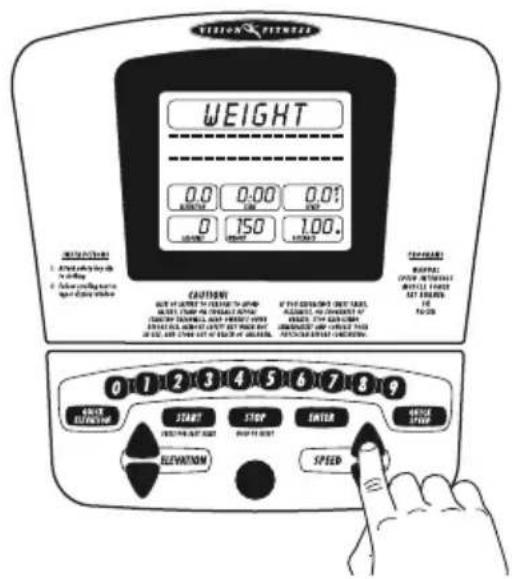 Vision Fitness T1450 - SET WEIGHT - 1