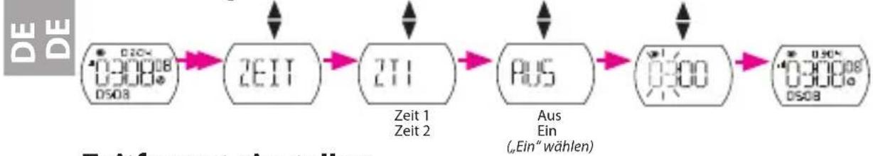 Bryton Cardio 30 - Zeit 2 einstellen - 1