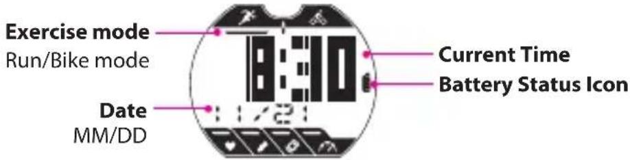 Bryton Cardio 35 - Clock View - 1