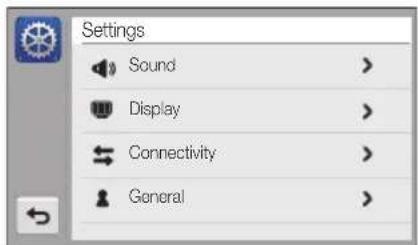 INVENTUM SH100 - Accessing the settings menu - 1