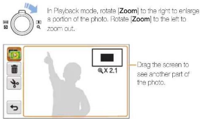 INVENTUM SH100 - Enlarging a photo - 1